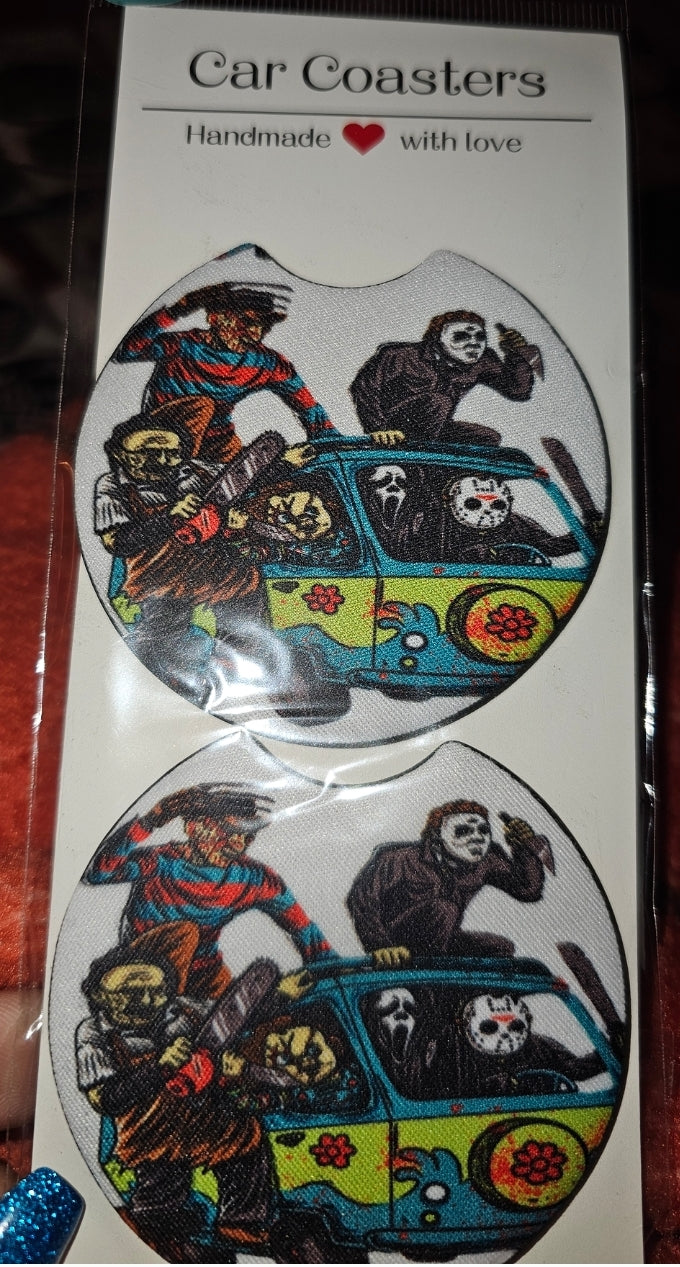 Killer Gang Car Coasters