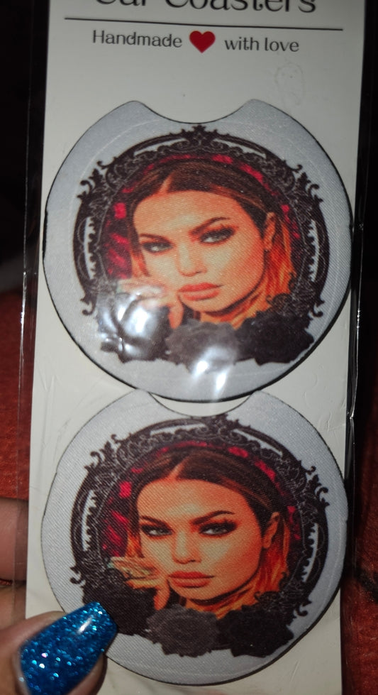 Bailey Sarian Car Coasters