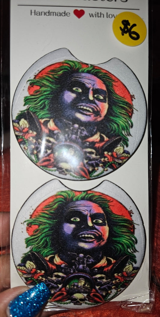 Beetlejuice Car Coasters